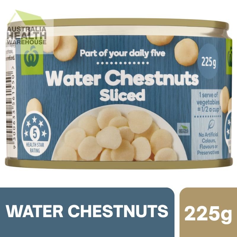 Woolworths Water Chestnuts Sliced 225g