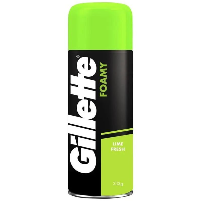 [Expiry: 04/2028] Gillette Shaving Foam Lemon Lime Value Pack 333g