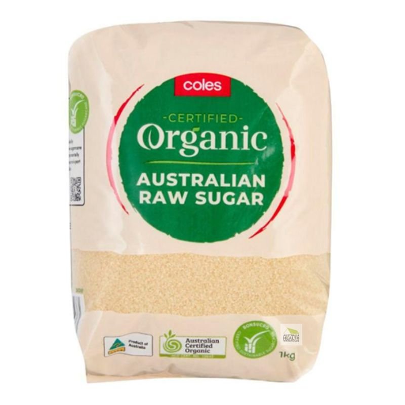 Coles Organic Australian Raw Sugar 1kg