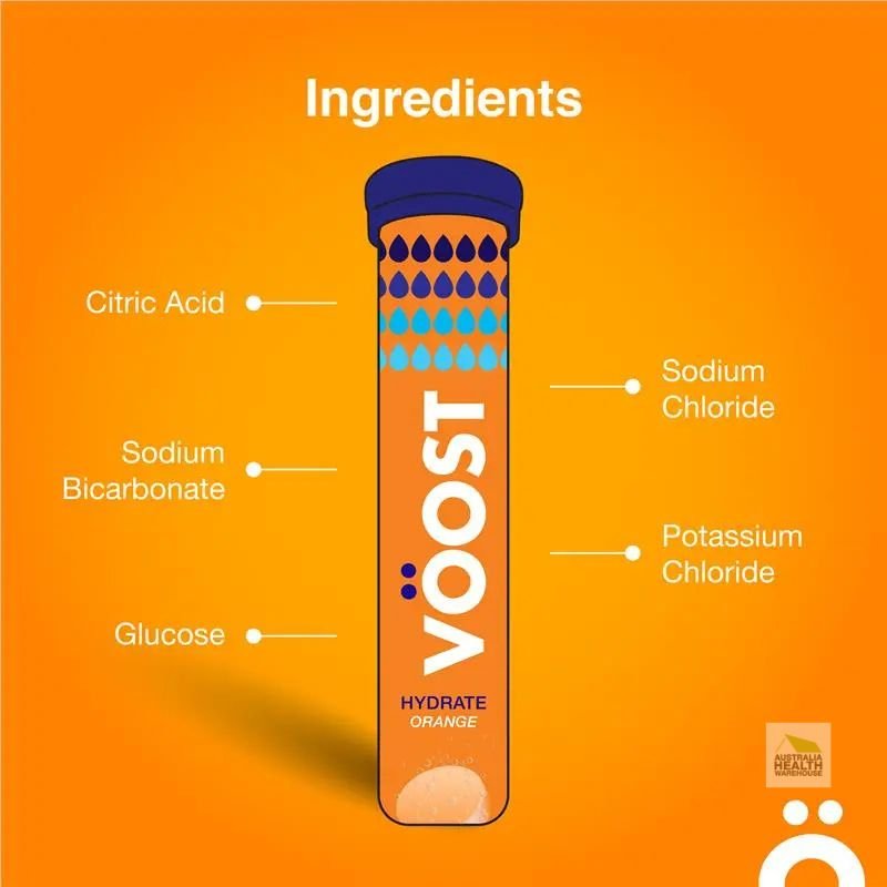 [Expiry: 01/2028] Voost Hydrate Variety Pack + Electrolyte 120 Effervescent Tablets