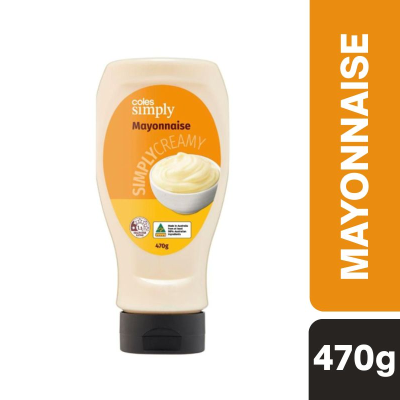 [CLEARANCE Expiry Date: 02/12/2026] Coles Traditional Mayonnaise 470g
