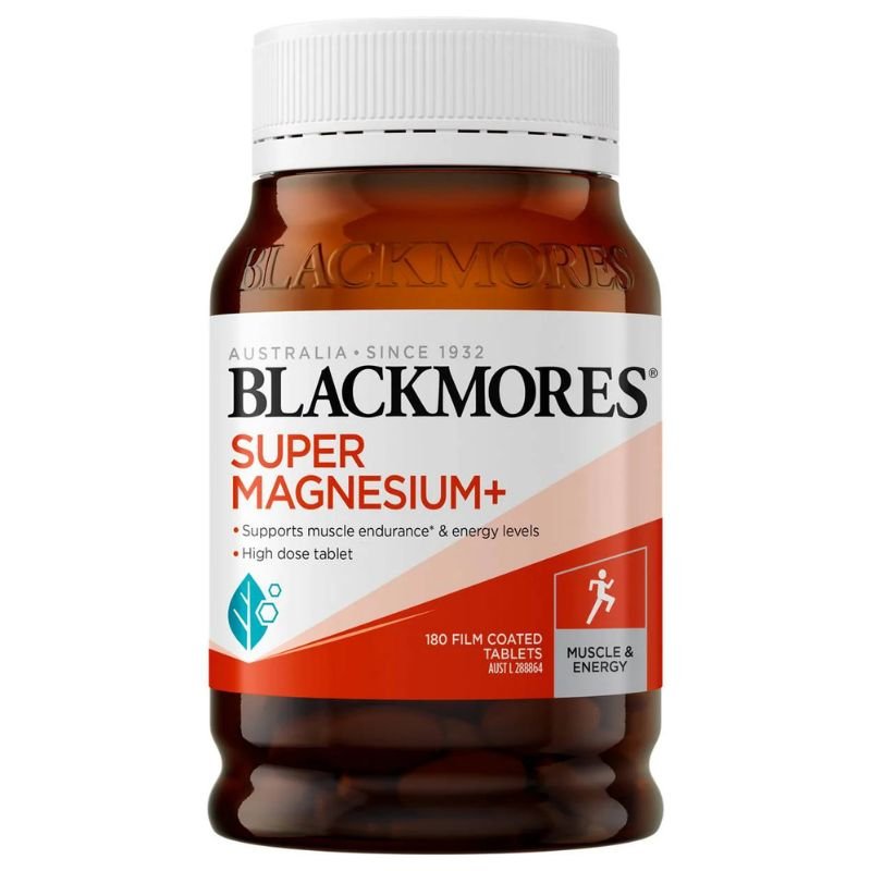 [Expiry Date: 30/09/2027] Blackmores Super Magnesium Plus 180 Tablets