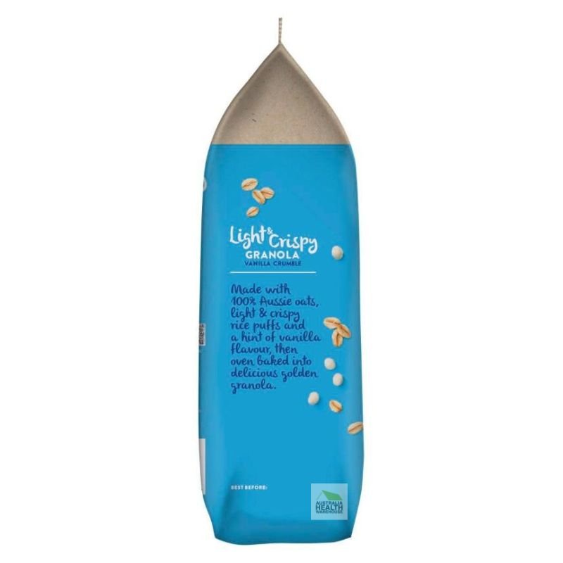 [Expiry: 17/09/2026] Heritage Mill Light & Crispy Granola Vanilla Crumble 675g