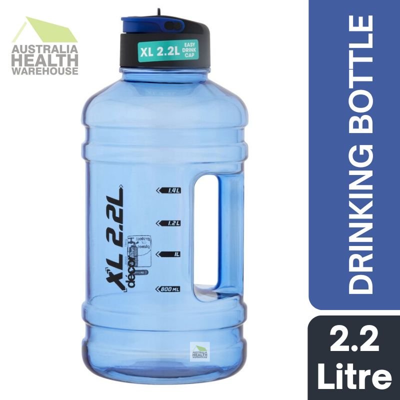 Decor XL Chugger Tritan Drink Bottle 2.2 Litre (BLUE)