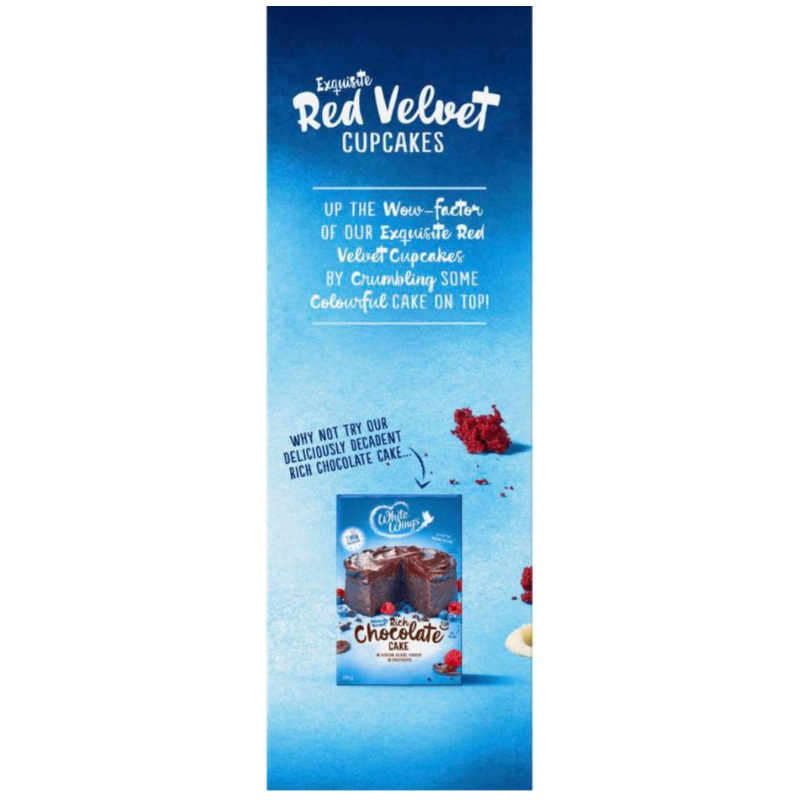 [Expiry Date: 01/08/2027] White Wings Red Velvet Cupcake Mix 365g