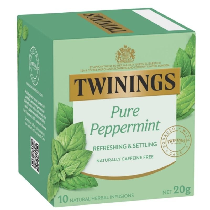 [Expiry: 02/10/2028] Twining's Pure Peppermint Infusions Tea Bags 10 Pack