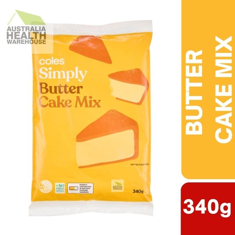 [Expiry Date: 22/10/2026]  Coles Simply Butter Cake Mix 340g