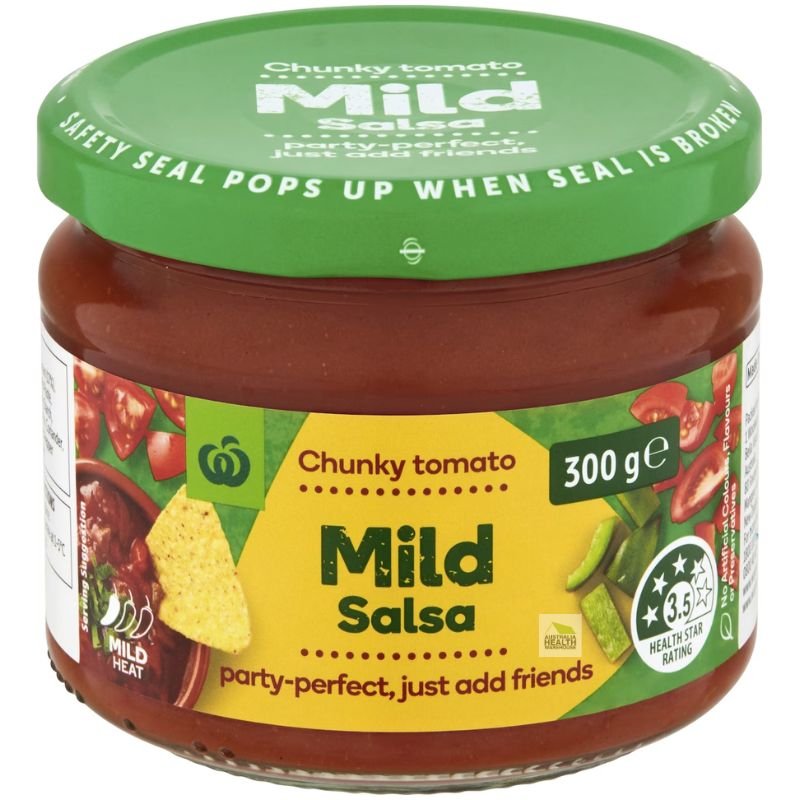 [Expiry Date: 30/04/2027]  Woolworths Mild Salsa 300g