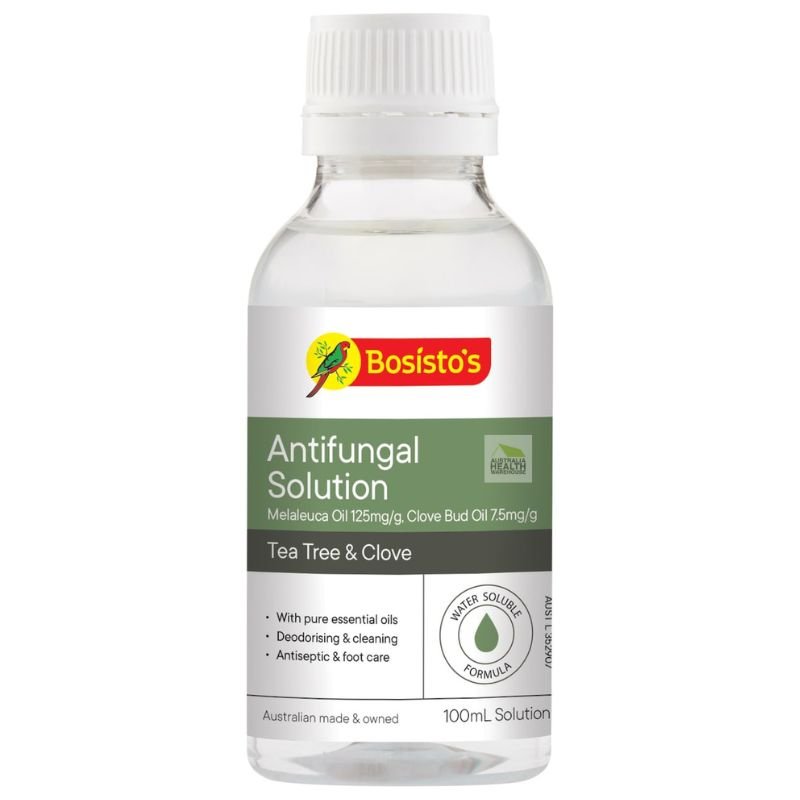 [Expiry: 02/2028] Bosisto's Antifungal Solution 100mL