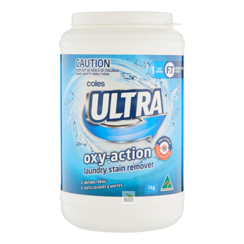 Coles Ultra Oxy Action Laundry Stain Remover 1kg
