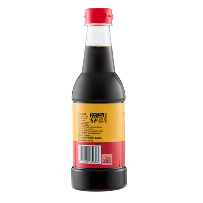 [Expiry: 30/12/2026] Coles Soy Sauce 500mL
