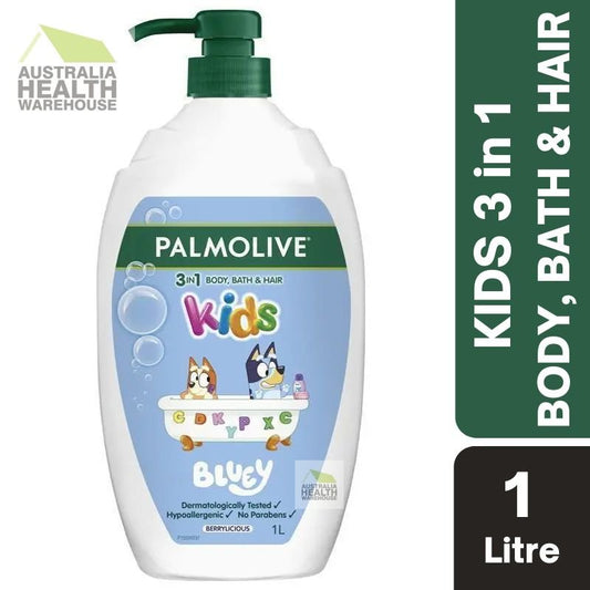 Palmolive Kids Bluey 3 in 1 Berrylicious Body Bath & Hair 1 Litre