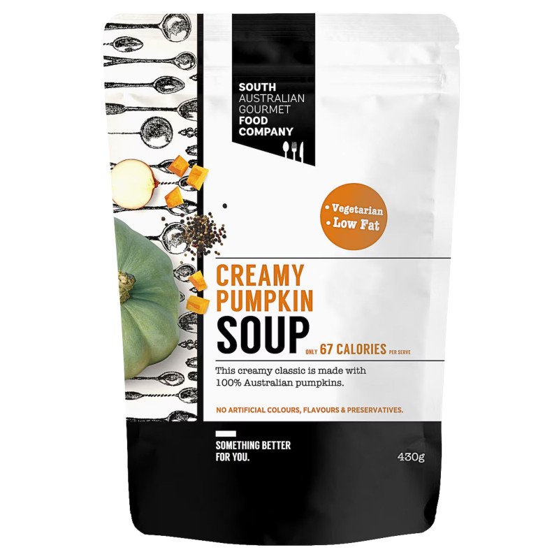 [Expiry Date: 29/01/2028] South Australian Gourmet Food Company Creamy Pumpkin Soup 430g