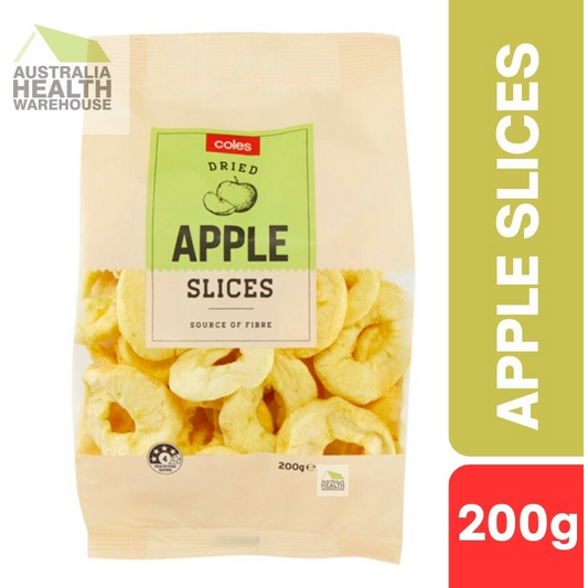 Coles Dried Apple Slices 200g
