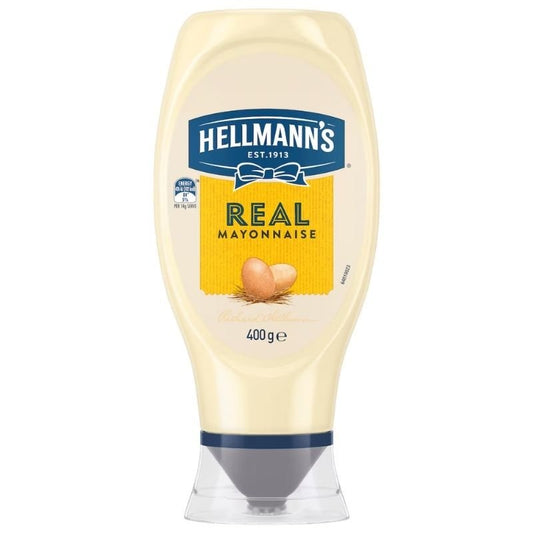 [Expiry Date: 09/02/2027] Hellmann's Real Mayonnaise Squeeze 400g