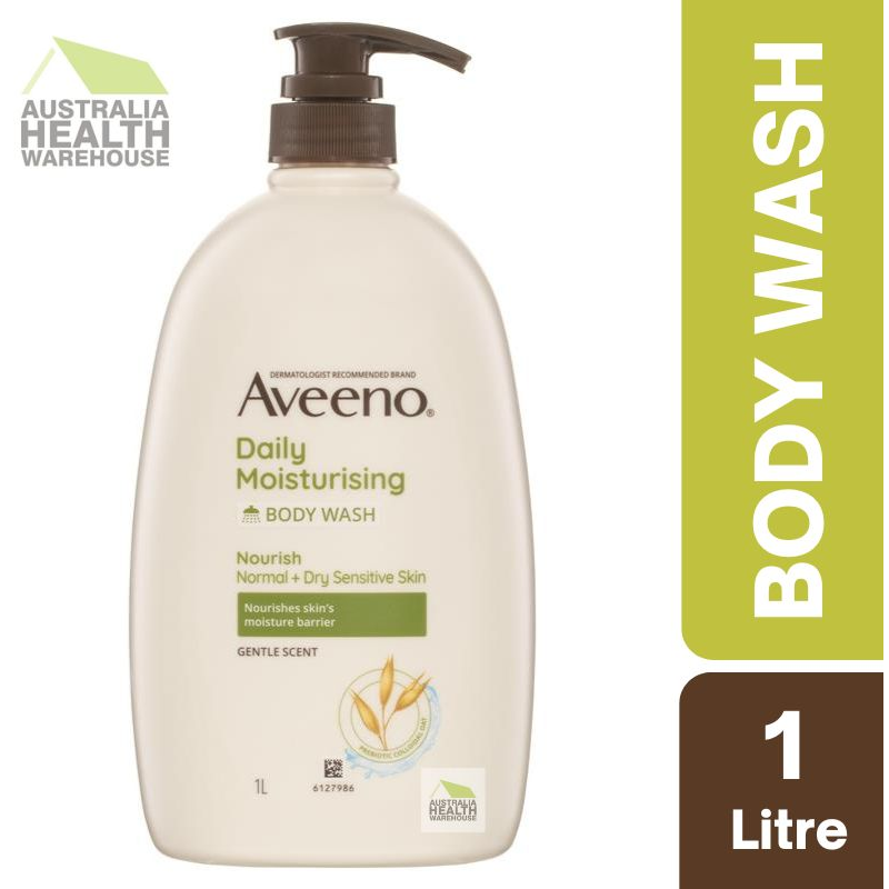 [Expiry: 10/2026] Aveeno Daily Moisturising Body Wash 1 Litre