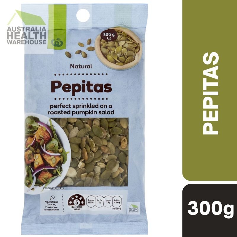 [Expiry Date: 06/11/2026] Woolworths Pepitas 300g