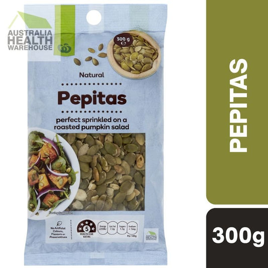 [Expiry Date: 06/11/2026] Woolworths Pepitas 300g