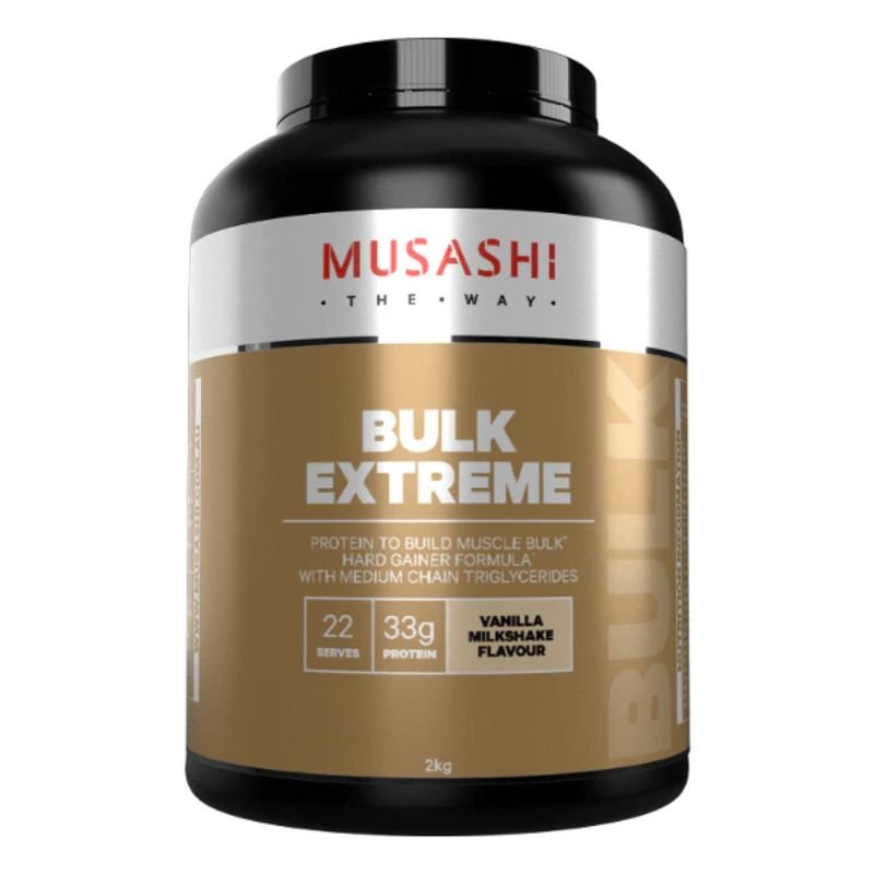 [Expiry: 10/2026] Musashi Bulk Extreme Vanilla 2kg