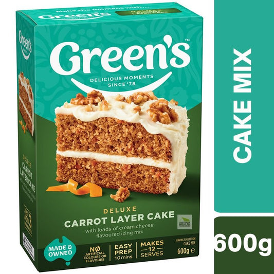 Green's Deluxe Carrot Layer Cake Mix 600g