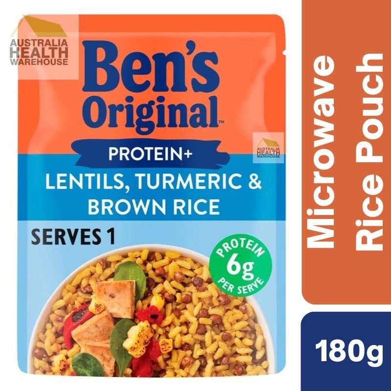 [CLEARANCE Expiry: 17/02/2025] Ben's Original Protein+ Lentils, Turmeric & Brown Rice Pouch 180g