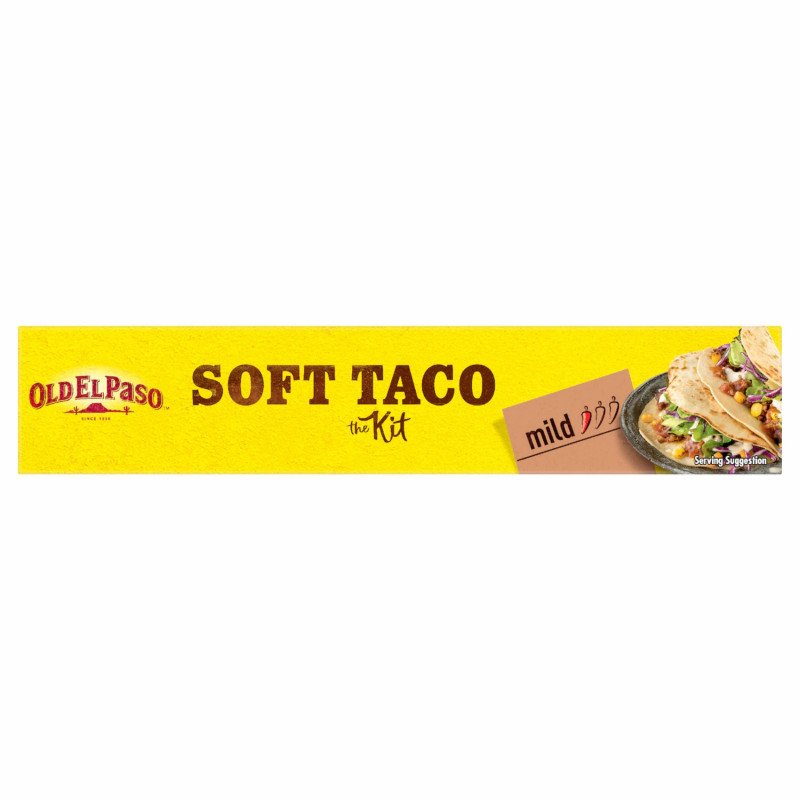 [Expiry Date: 29/03/2027] Old El Paso Soft Taco Dinner Kit Mexican Style 405g