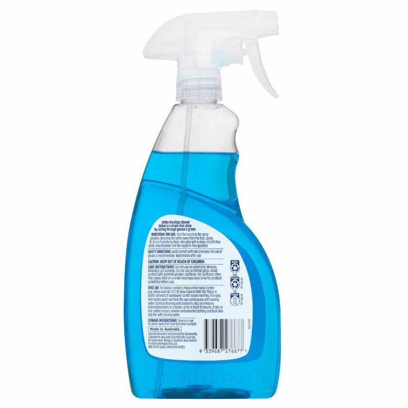Strike Pro Glass Cleaner Spray 750mL