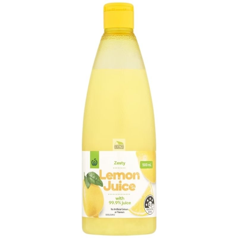 [Expiry Date: 20/01/2027] Woolworths Lemon Juice 500mL