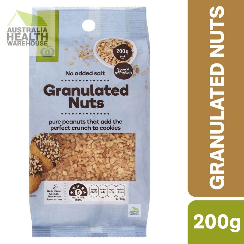 [Expiry Date: 16/09/2026] Woolworths Granulated Nuts 200g