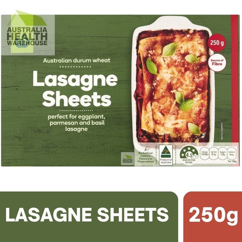 [Expiry: 16/09/2027] Woolworths Lasagne Sheets 250g