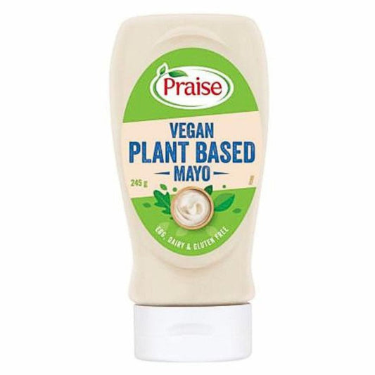 [Expiry 09/01/2027] Praise Squeeze Vegan Plant Based Mayo 245g