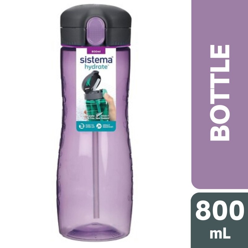 Sistema Hydrate Tritan Quick Flip Bottle 800mL (Purple)