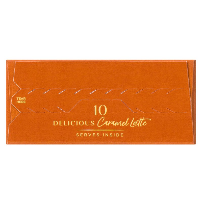 [Expiry Date: 09/07/2027] Moccona Caramel Latte Coffee 10 Sachets
