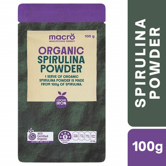 [Expiry Date: 11/06/2027] Woolworths Macro Organic Spirulina Powder 100g | Oz Mart