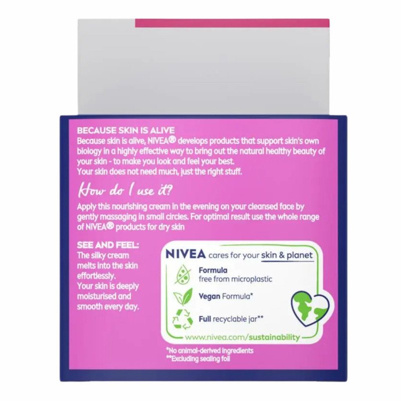 [Expiry Date: 10/03/2028] Nivea Nourishing Night Cream 50ml