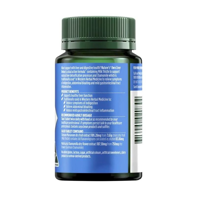 [Expiry: 11/2027] Nature's Own Liver Detox 60 Tablets