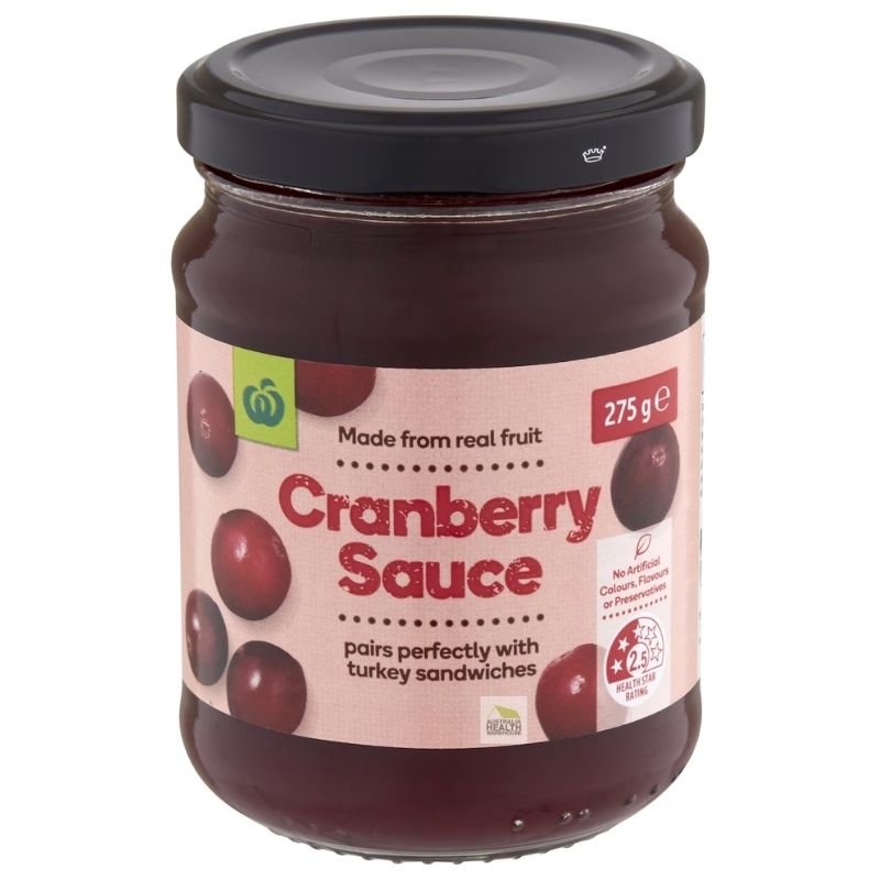 [Expiry: 14/05/2027] Woolworths Cranberry Sauce 275g |Oz Mart