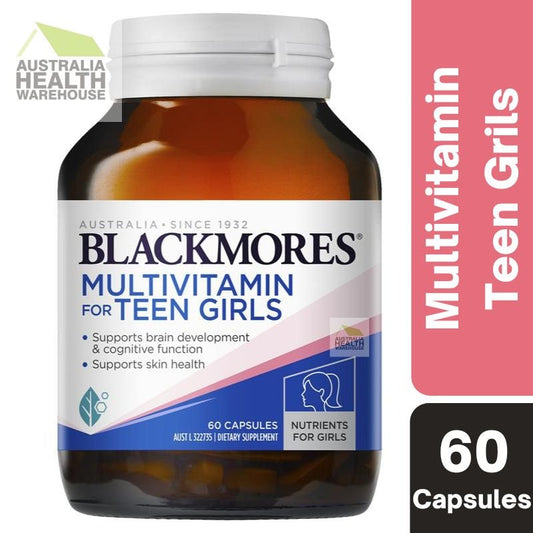 [CLEARANCE Expiry: 20/01/2025] Blackmores Multivitamin for Teen Girls 60 Capsules