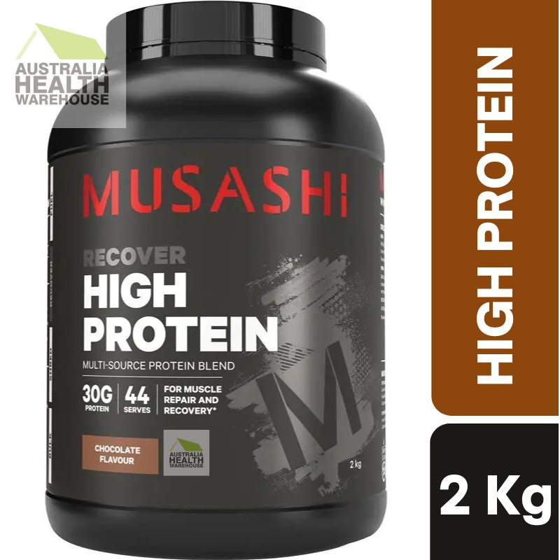 [Expiry: 05/2027] Musashi High Protein Chocolate 2kg