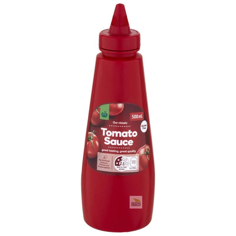 [Expiry: 04/11/2026] Woolworths Tomato Sauce 500mL