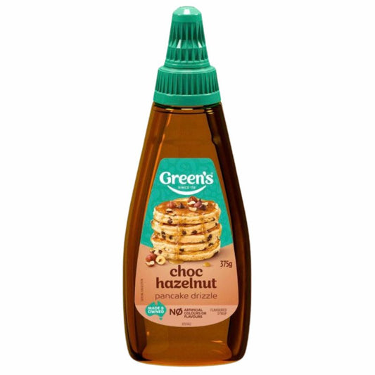 [Expiry Date: 31/10/2027] Greens Drizzle Choc Hazelnut  375g