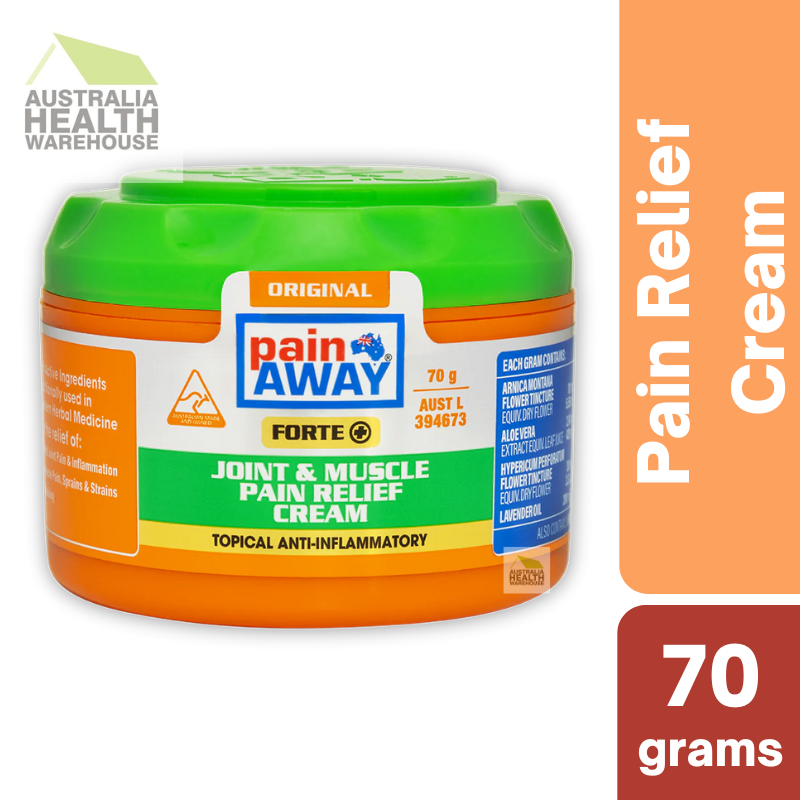 [Expiry: 03/2028] Pain Away Forte + Joint & Muscle Pain Relief Cream 70g