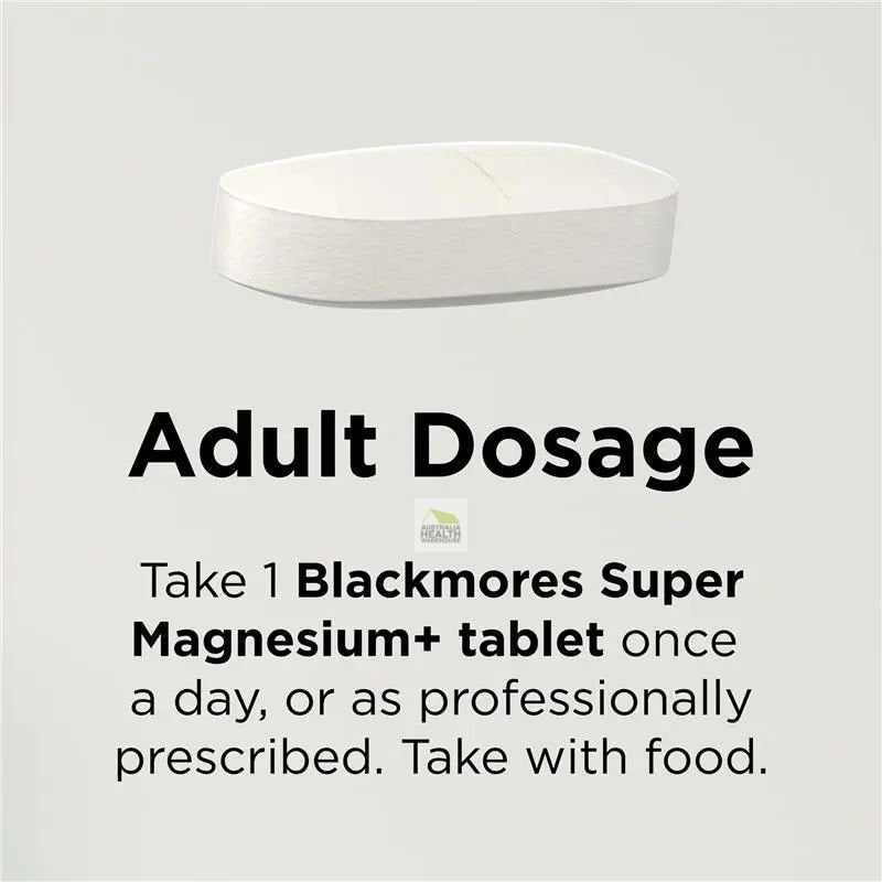 [Expiry Date: 30/09/2027] Blackmores Super Magnesium Plus 180 Tablets