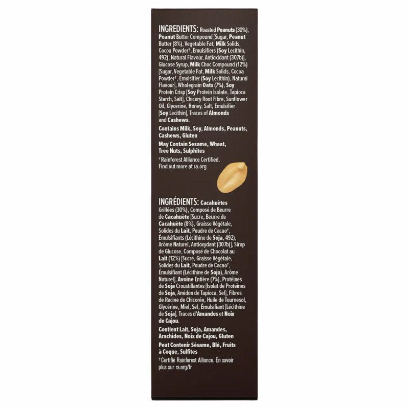 [Expiry Date: 02/12/2026] Nice & Natural Nut Butter Bars Peanut Butter 5 Pack 175g