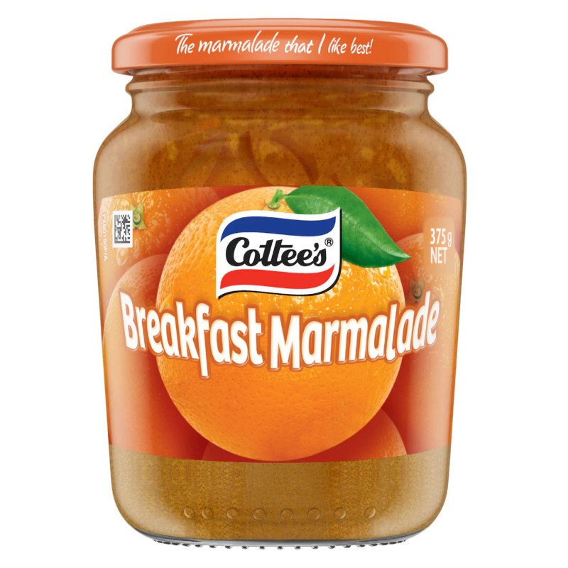 [Expiry Date: 16/04/2028] Cottee's Breakfast Marmalade Jam 375g