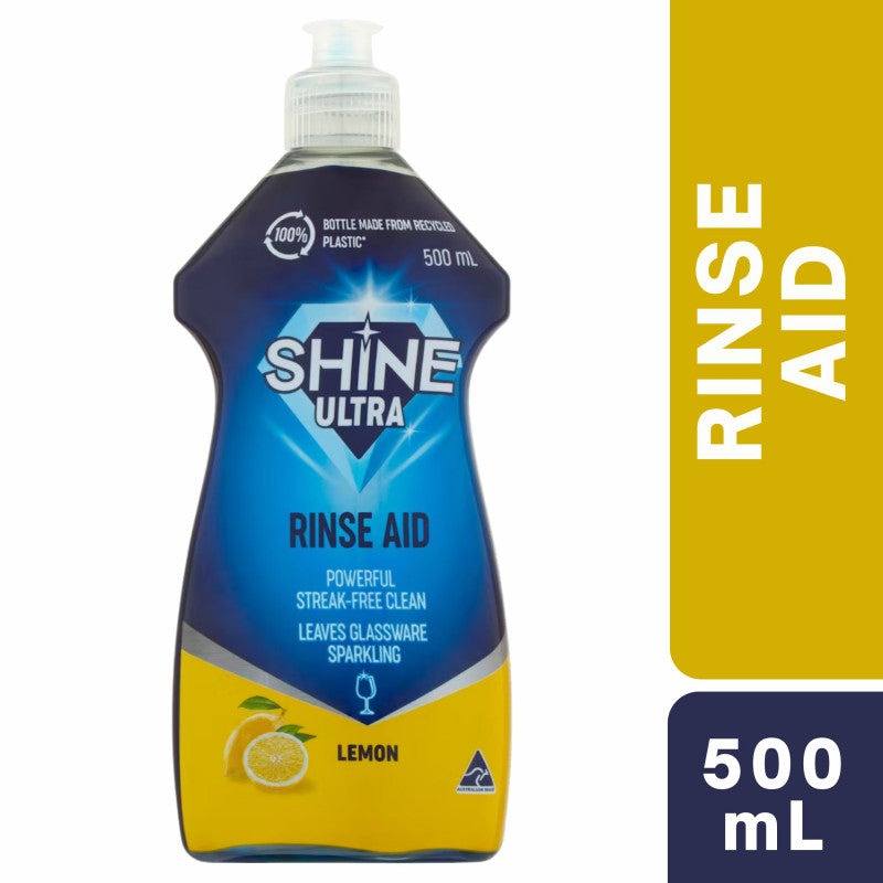 Shine Ultra Rinse Aid Lemon 500mL