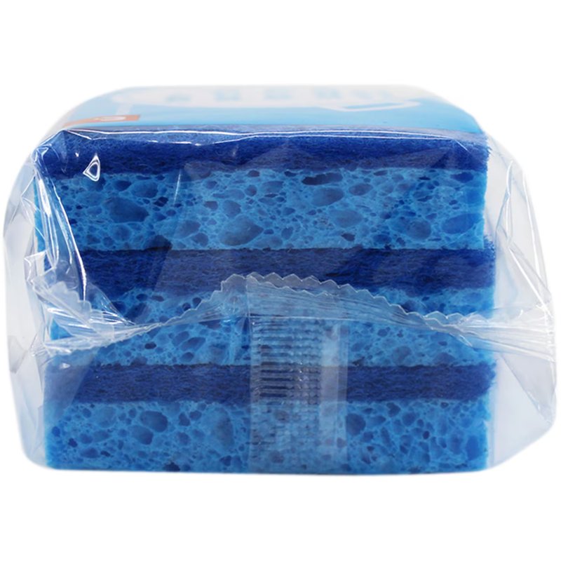 Woolworths Essentials Non-Scratch Sponge Scourers 3 pack