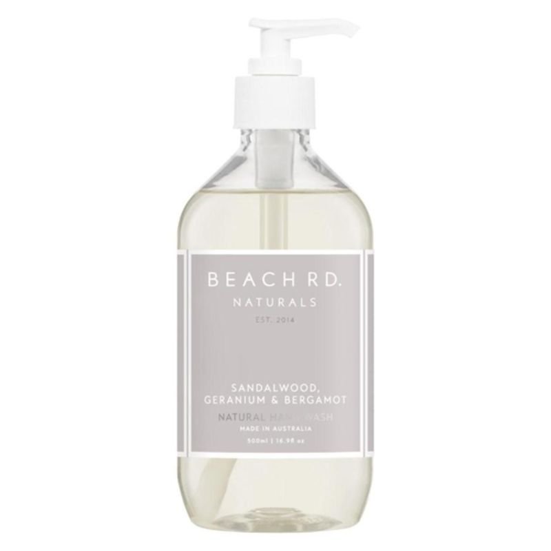 Beach Rd. Naturals Sandalwood, Geranium & Bergamot Hand Wash 500mL