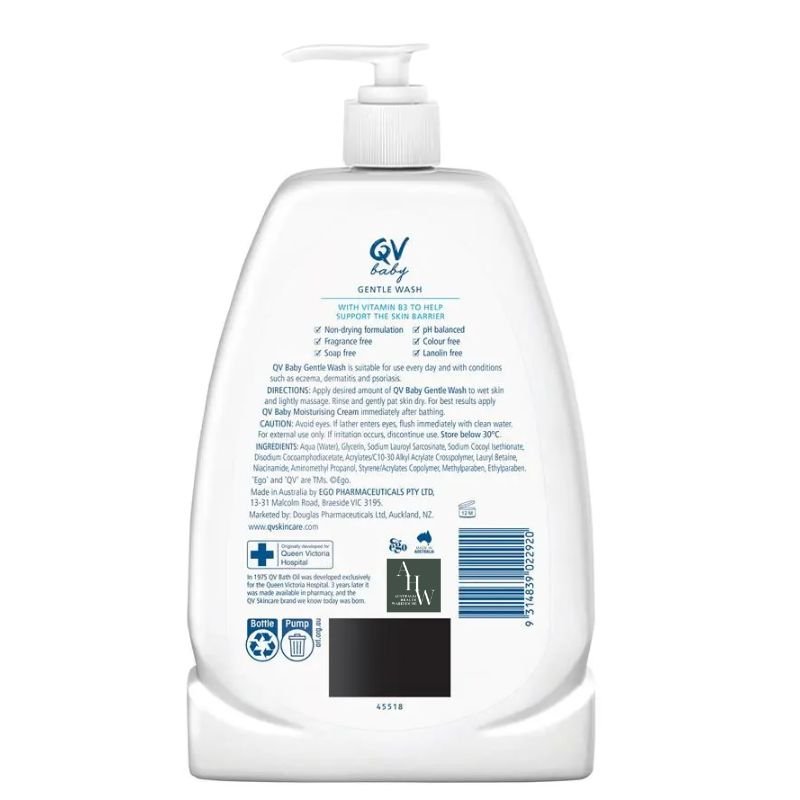 [Expiry: 04/2031] Ego QV Baby Gentle Wash 1.25kg