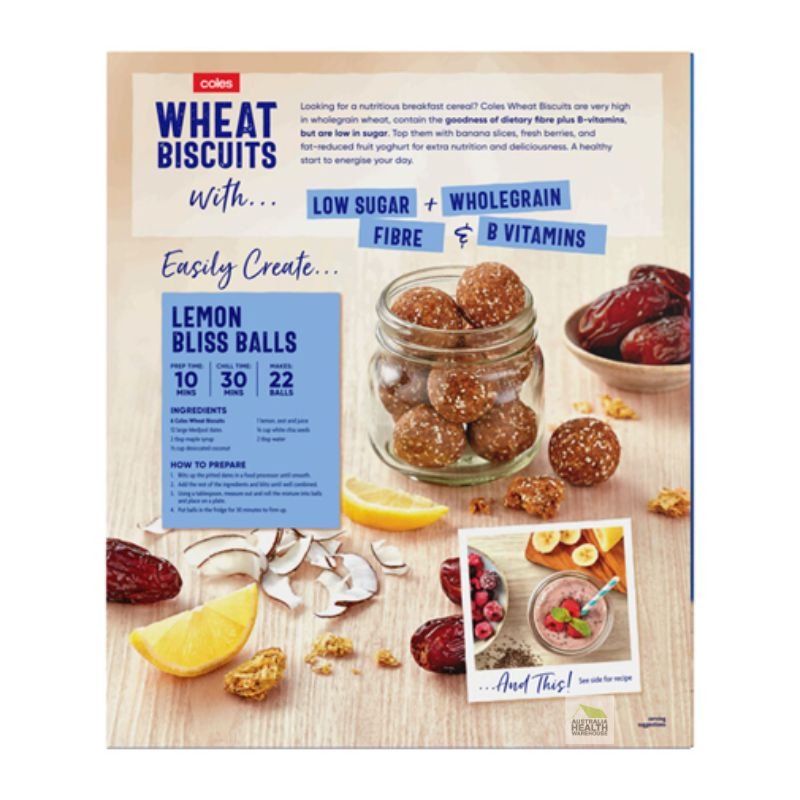 Coles Wheat Biscuits 1.12 kg